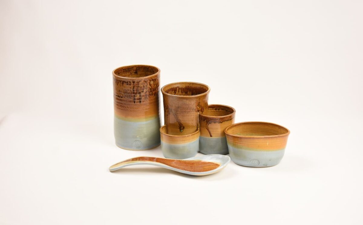 4 piece handmade ceramic kitchen set 4 piece handmade ceramic kitchen set