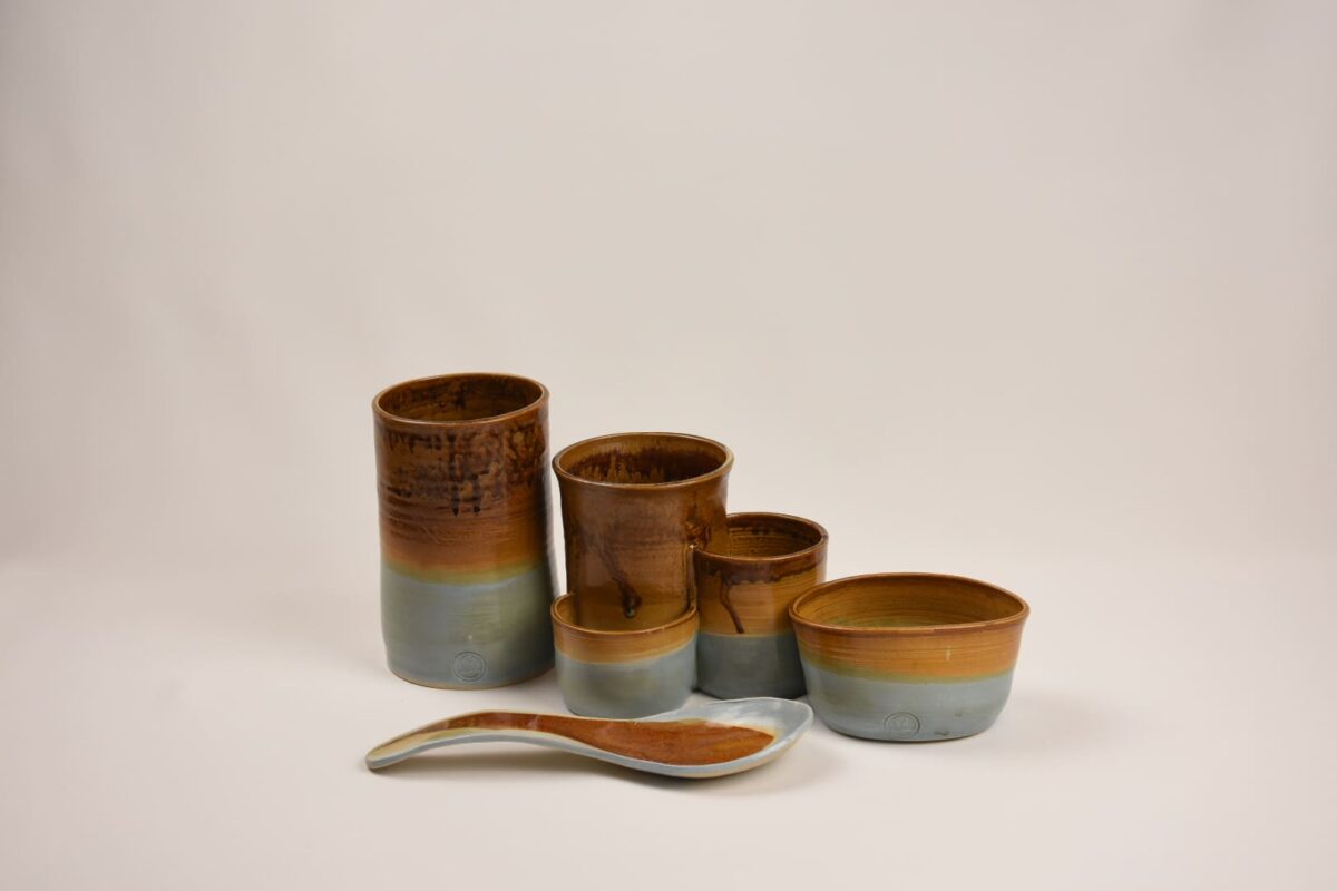 4 piece handmade ceramic kitchen set 4 piece handmade ceramic kitchen set