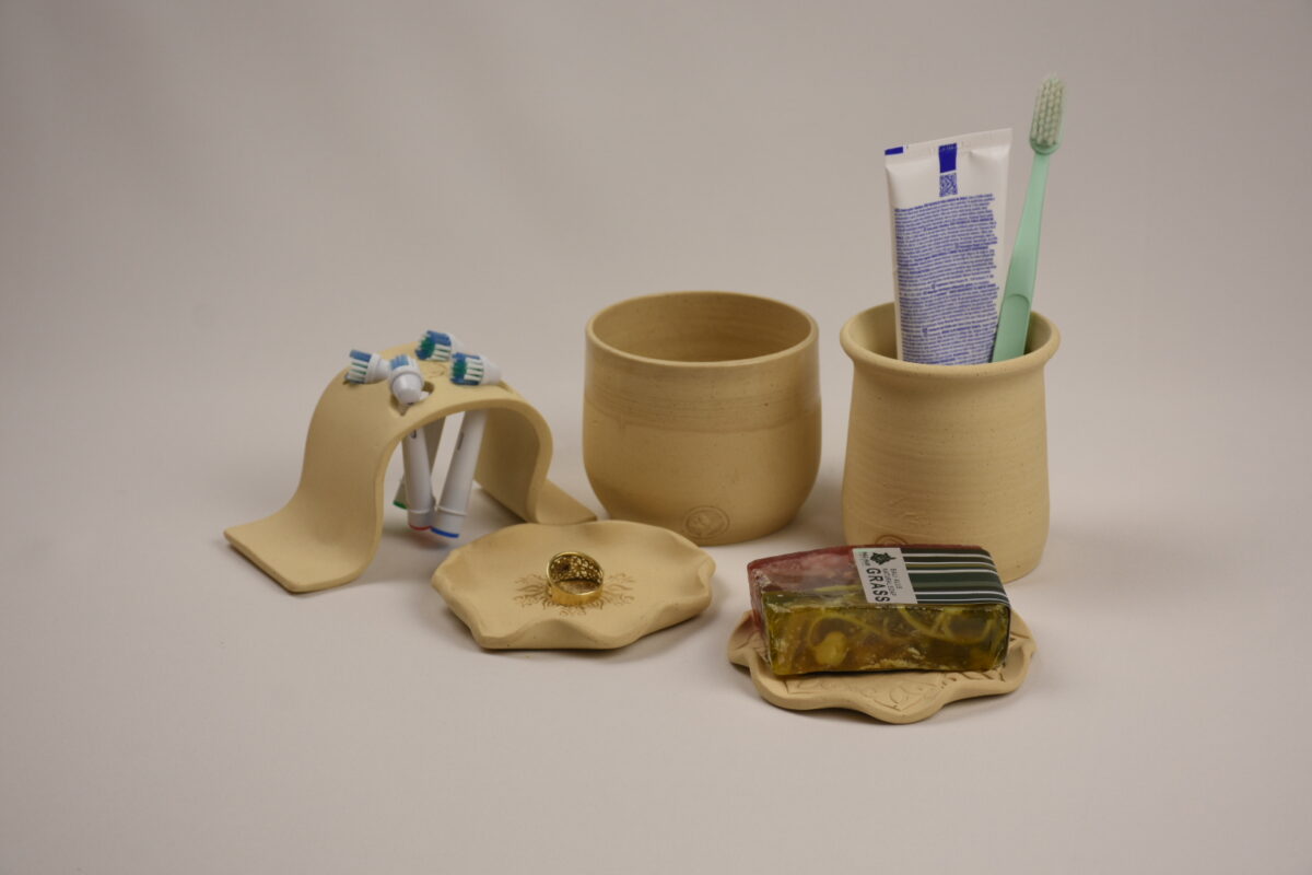 bathroom set beige clay bathroom set beige clay