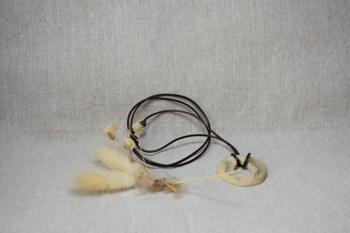 Ceramic Teardrop Loop Pendant Ceramic Teardrop Loop Pendant