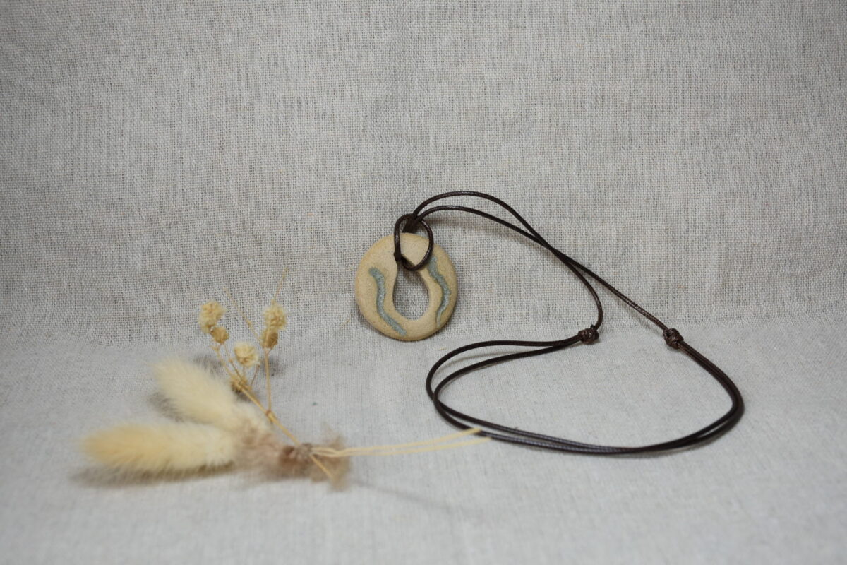 Ceramic Teardrop Loop Pendant Ceramic Teardrop Loop Pendant