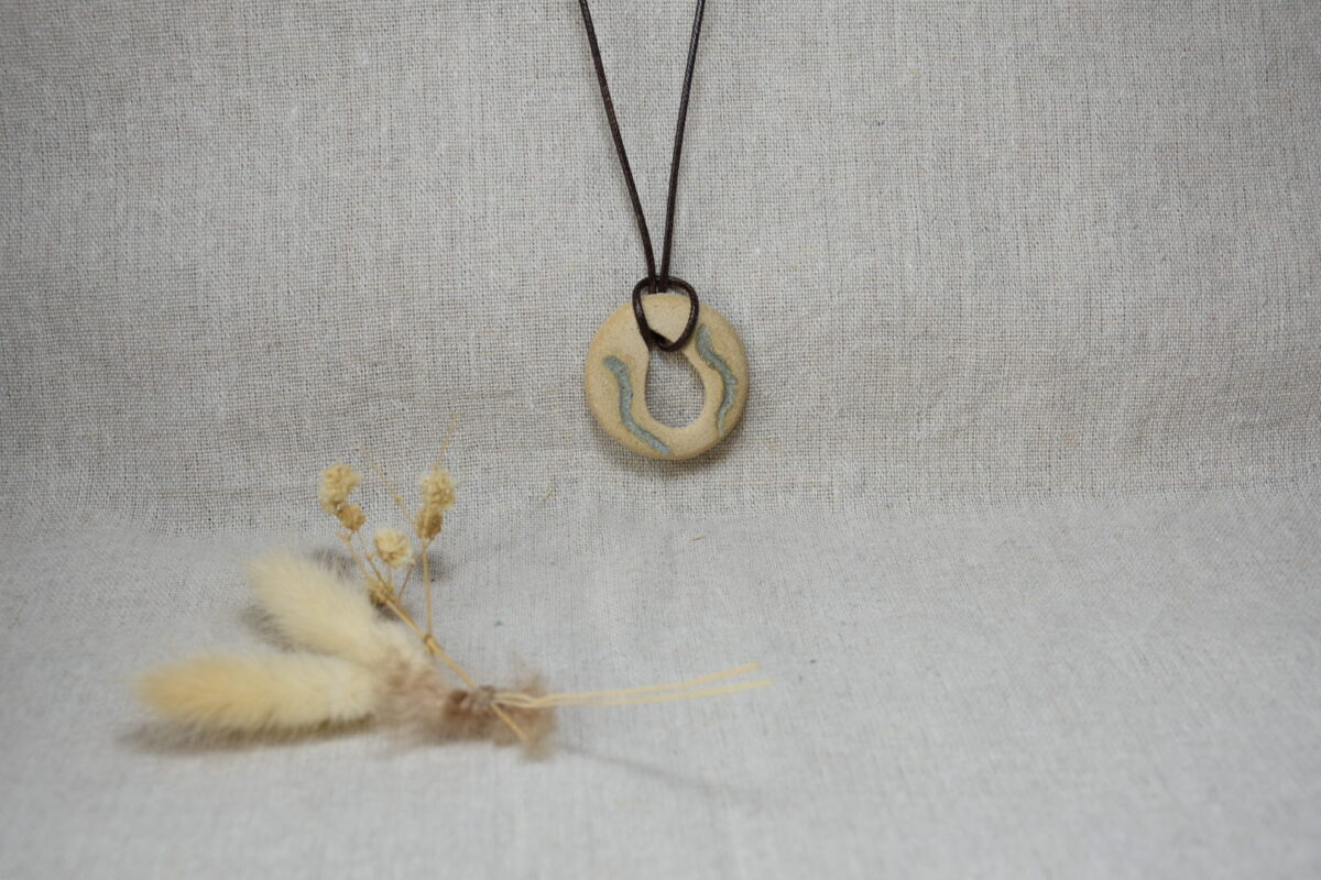 Ceramic Teardrop Loop Pendant Ceramic Teardrop Loop Pendant