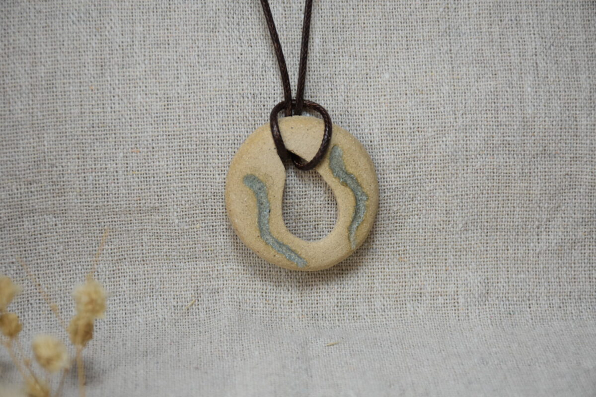 Ceramic Teardrop Loop Pendant Ceramic Teardrop Loop Pendant