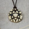 Ceramic Talisman Disc Pendant Ceramic Talisman Disc Pendant