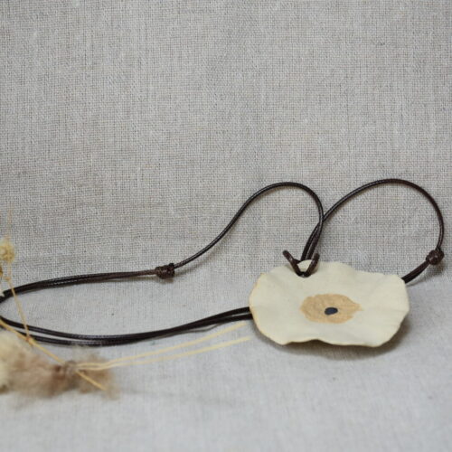 flat flower pendant