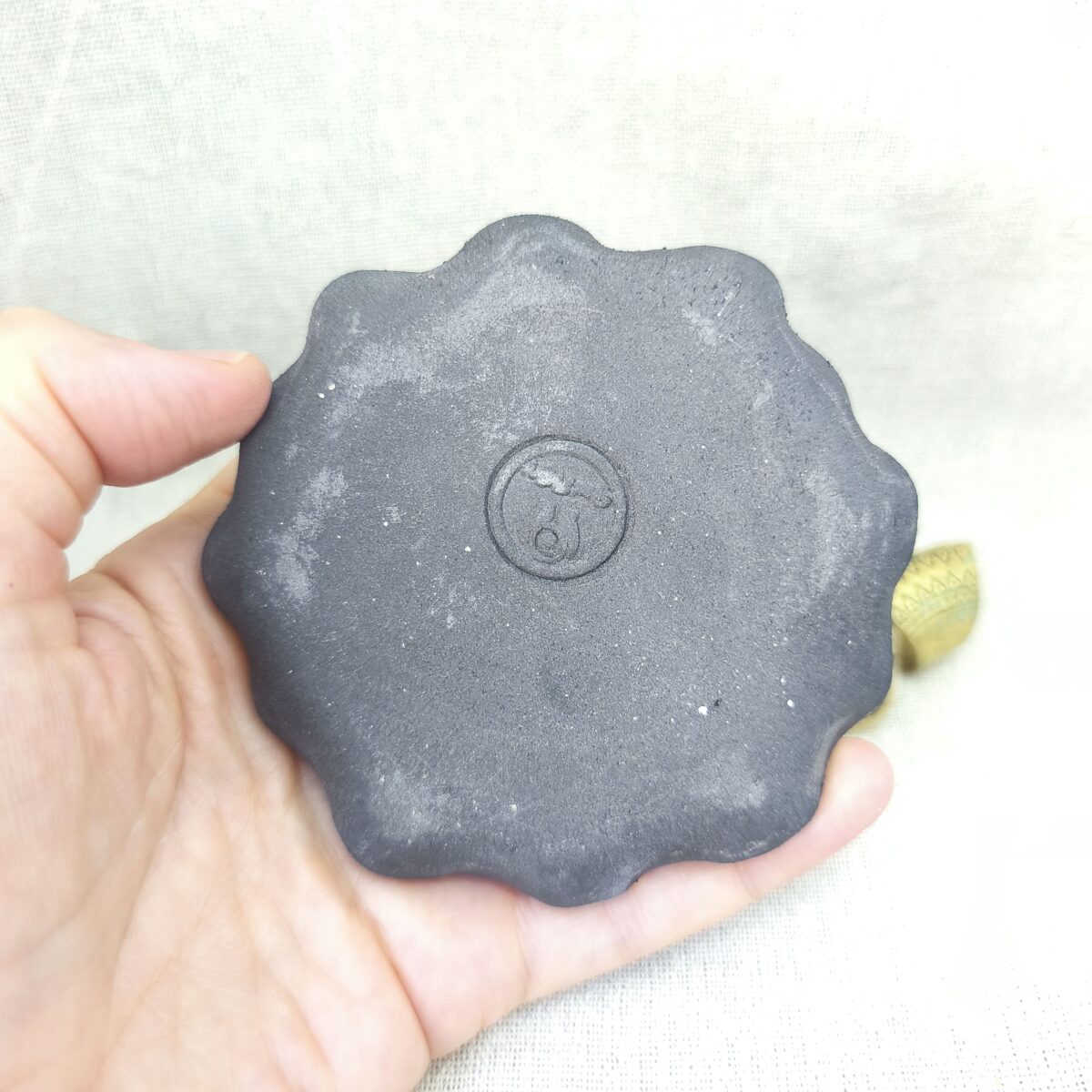 free palestine black clay ring dish free palestine black clay ring dish