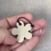Handmade Free Palestine Ceramic Flower Keychain Handmade Free Palestine Ceramic Flower Keychain