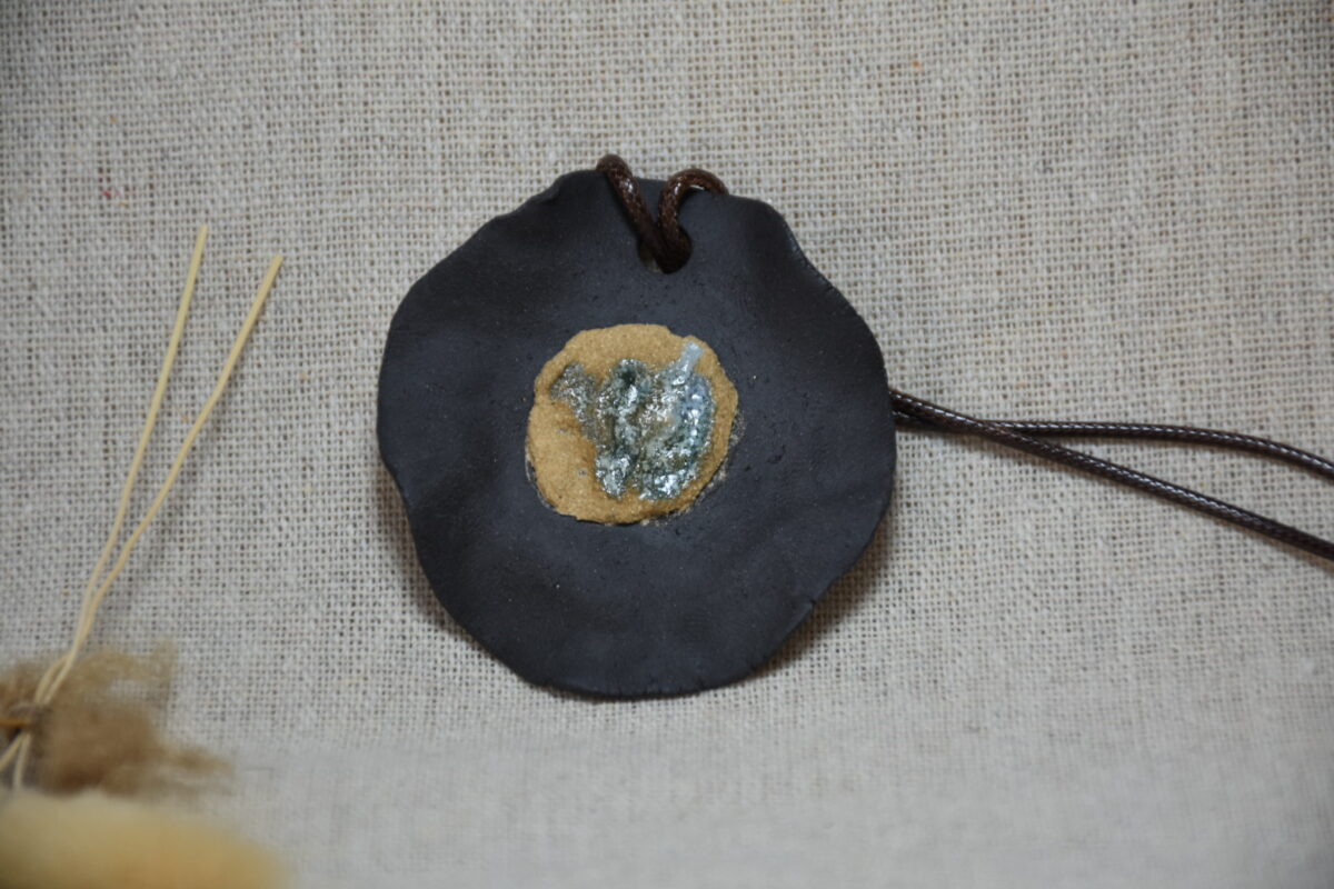 Handmade Black Ceramic Necklace Handmade Black Ceramic Necklace