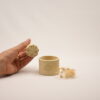 Handmade Ceramic Weed Grinder | Earthy 2-Piece Herb Crusher & Cannabis Accessory Handmade Ceramic Weed Grinder | Earthy 2-Piece Herb Crusher & Cannabis Accessory