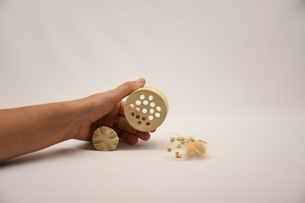 Handmade Ceramic Weed Grinder | Earthy 2-Piece Herb Crusher & Cannabis Accessory Handmade Ceramic Weed Grinder | Earthy 2-Piece Herb Crusher & Cannabis Accessory