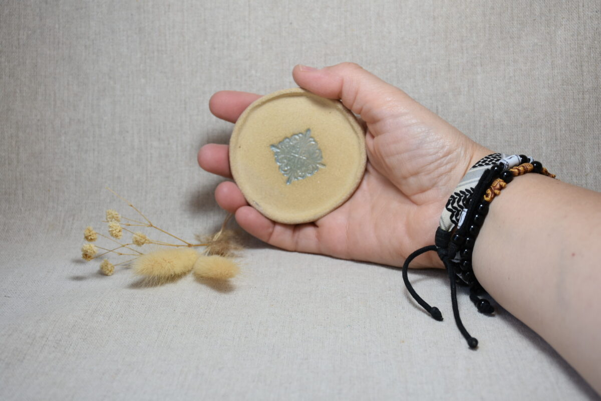 Earthy Stoneware Catchall | Minimalist Round Trinket Dish with Glazed Mandala Earthy Stoneware Catchall | Minimalist Round Trinket Dish with Glazed Mandala