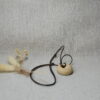 Minimalist Ceramic Donut Necklace | Earthy Raw Clay Pendant Minimalist Ceramic Donut Necklace | Earthy Raw Clay Pendant