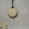 Minimalist Ceramic Donut Necklace | Earthy Raw Clay Pendant Minimalist Ceramic Donut Necklace | Earthy Raw Clay Pendant