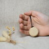 Minimalist Ceramic Donut Necklace | Earthy Raw Clay Pendant Minimalist Ceramic Donut Necklace | Earthy Raw Clay Pendant