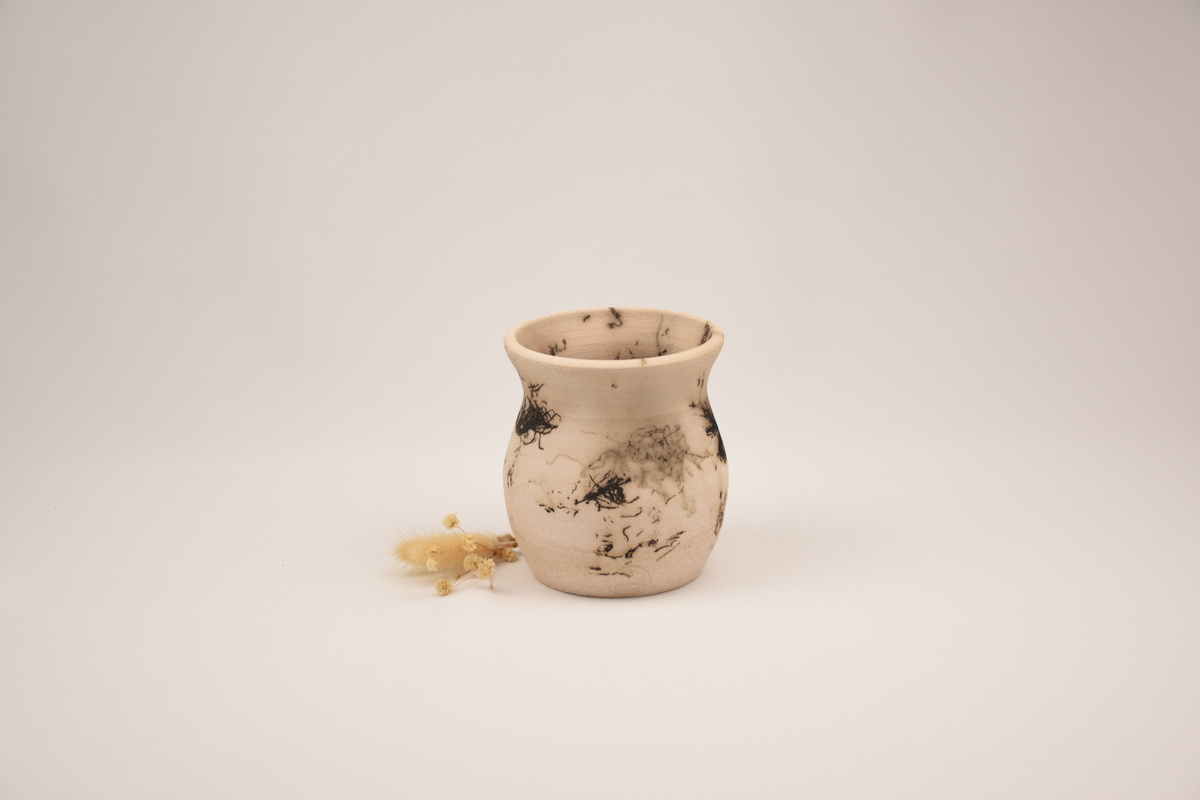 Handmade Raku Ceramic Planter Handmade Raku Ceramic Planter