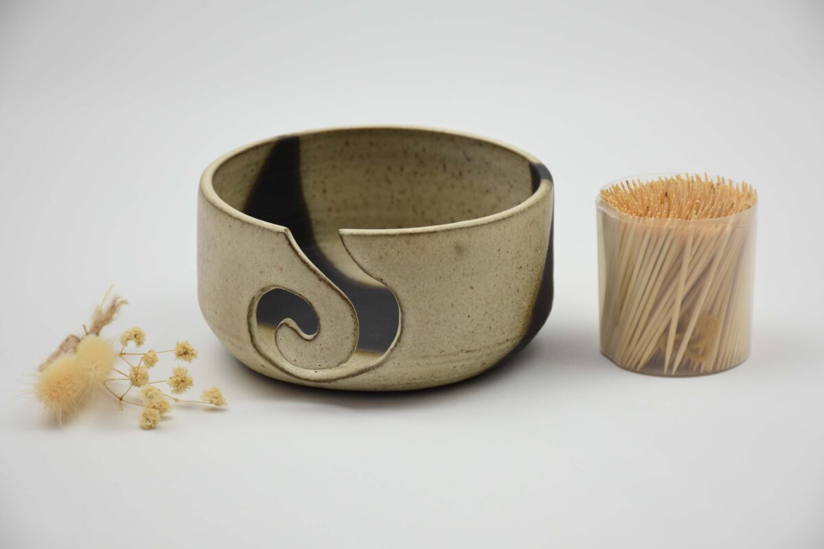 Handmade Ceramic Yarn Bowl Handmade Ceramic Yarn Bowl