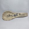 Handmade Ceramic Spoon Rest | Peace & Salam Olive Branch Pottery Handmade Ceramic Spoon Rest | Peace & Salam Olive Branch Pottery