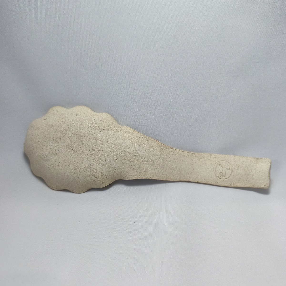 Handmade Ceramic Spoon Rest | Peace & Salam Olive Branch Pottery Handmade Ceramic Spoon Rest | Peace & Salam Olive Branch Pottery