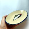 Hand-Painted Palestine Map Ceramic Dish | Palestinian Flag Oval Catchall Tray Hand-Painted Palestine Map Ceramic Dish | Palestinian Flag Oval Catchall Tray
