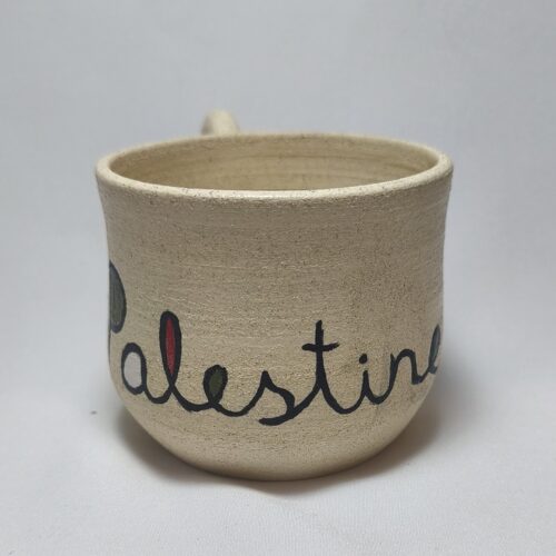 Handmade Palestine Ceramic Mug | Hand-Painted Heritage Coffee Cup Handmade Palestine Ceramic Mug | Hand-Painted Heritage Coffee Cup