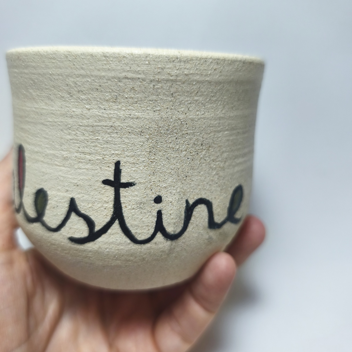 Handmade Palestine Ceramic Mug | Hand-Painted Heritage Coffee Cup Handmade Palestine Ceramic Mug | Hand-Painted Heritage Coffee Cup